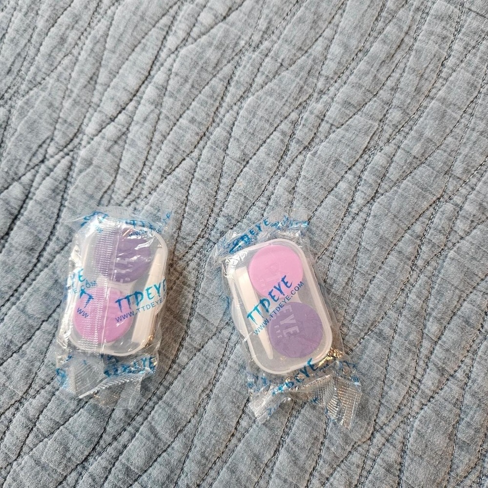 2pk contacts eye case organizer. brand new sealed